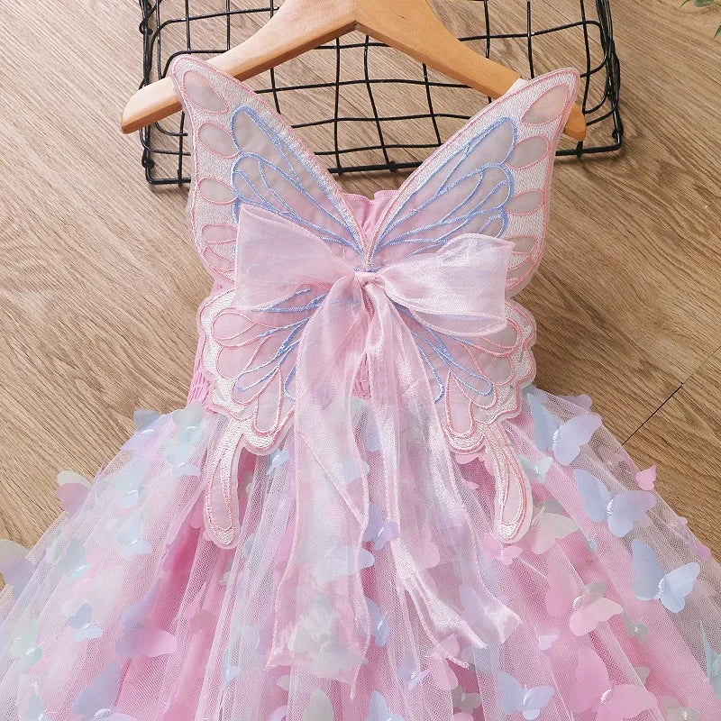 Pastel Pink Butterfly Dress