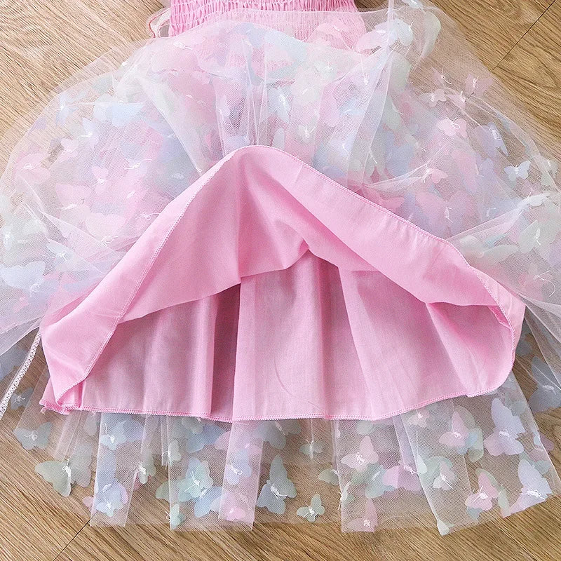 Pastel Pink Butterfly Dress